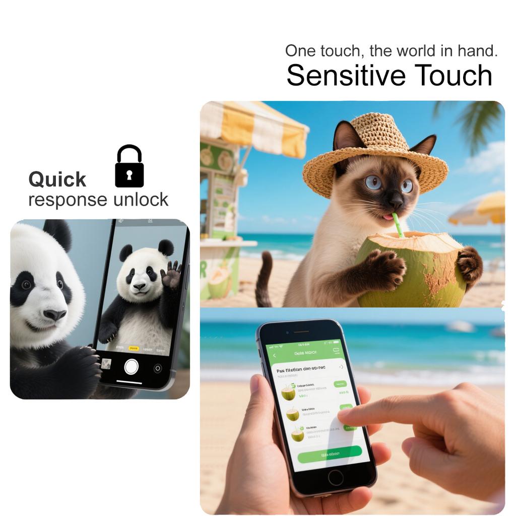 IMAK Серия H Для Motorola Moto G86 5G/G86 Power 5G Защитная пленка для экрана Закаленное стекло HD Прозрачная пленка (Разблокировка отпечатком пальца)