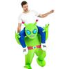 Double Horned Alien Inflatable Costume, Adult
