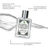 Roxelis men's fragrance care liquid, fresh forest wood cologne, elegant and gentle, for daily portable body care 50ml