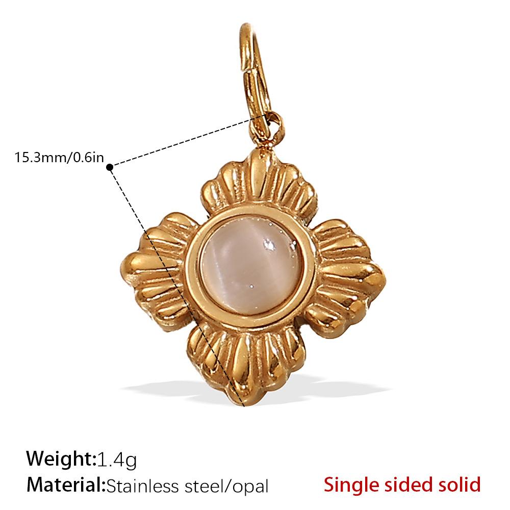Нержавеющая Сталь Винтажные Ювелирные Аксессуары Ожерелье Кулон Кулон Премиум Темперамент Кулон Позолоченный