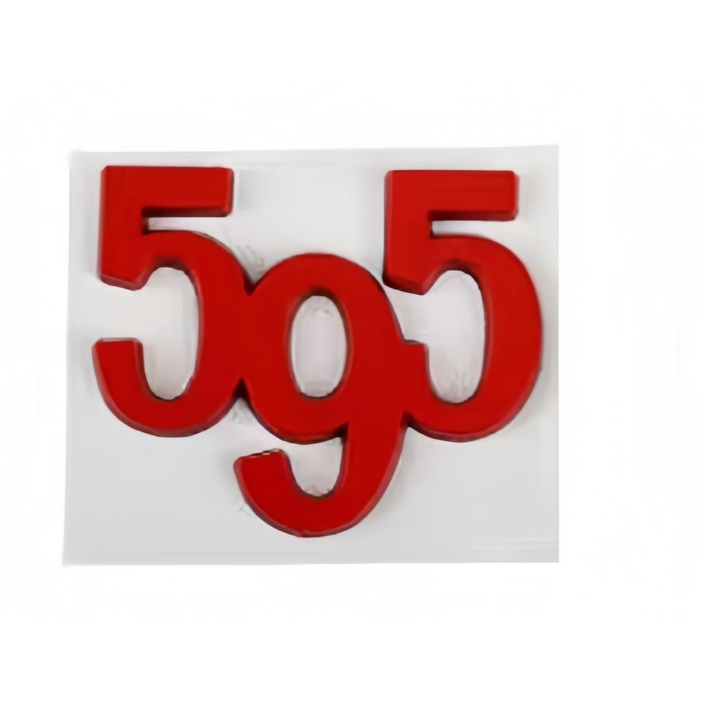 Авто Стайлинг 595 695 3D Наклейки Металлические Значки Эмблемы Декали на Кузов Крыло Задний Багажник для Логотипа 595 695