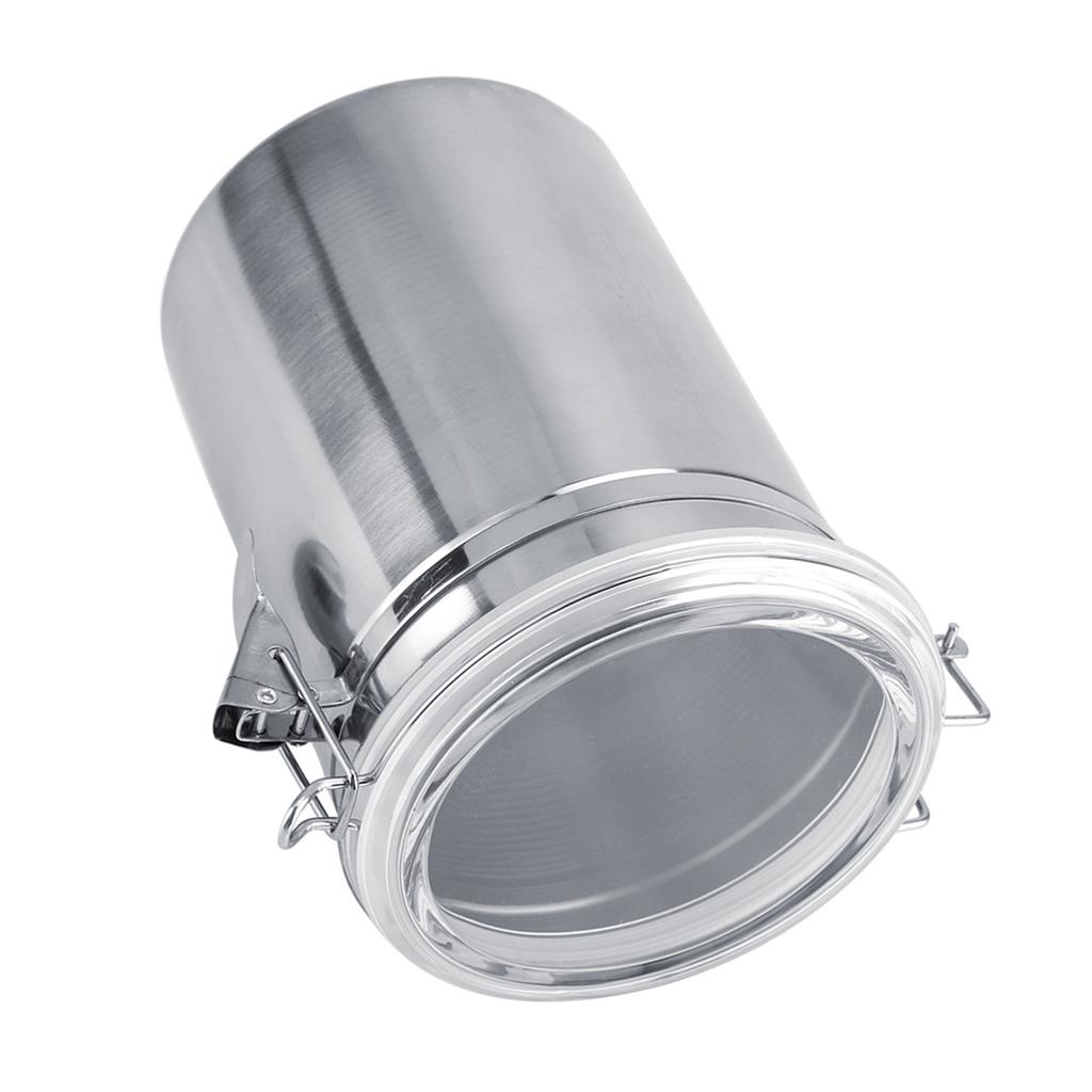 Stainless Steel Coffee Container Vacuum Sealed Storage Jar for Sugar Tea Bean(1800ml)