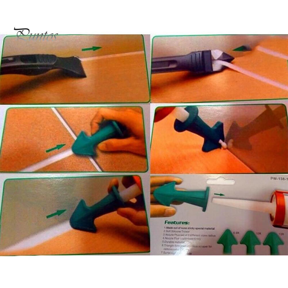 Пластиковые многоразовые силиконовые насадки Puntos, набор скребков для герметизации, набор инструментов для герметизации