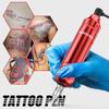 Wormhole Tattoo Kit Tattoo Gun Kit Tattoo Machine Kit Beginner Tattoo Gun 20 Color Ink Power Supply Tattoo Pen Kit Red