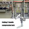 Secure Foldable T Handle Latchs Trailer Toolbox Drawer Cabinet Door Lock Accessories for Indoor Shop Office Door Locking