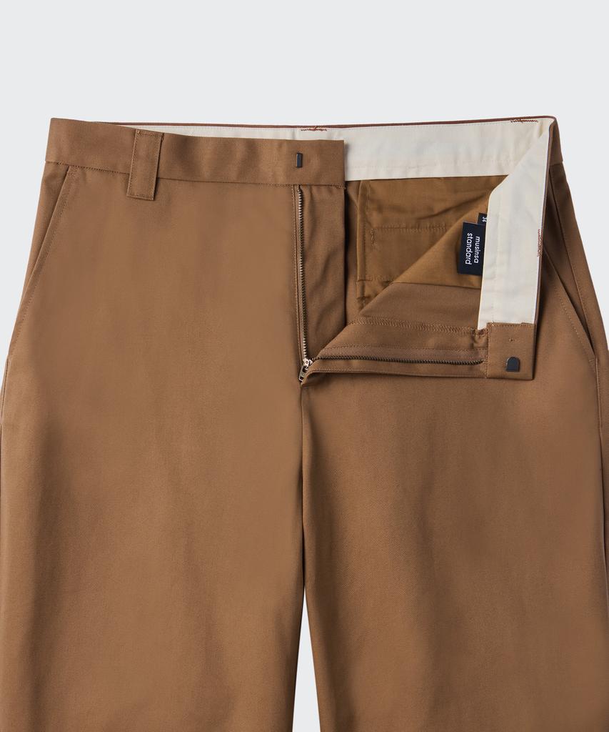 MUSINSA STANDARD Heavyweight Cp Wide Chino Pants [Desert Brown]
