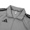 adidas Классическая спортивная куртка с тремя полосками, удобная, повседневная, с воротником-стойкой, унисекс, серая TR30JR2CS-GYB