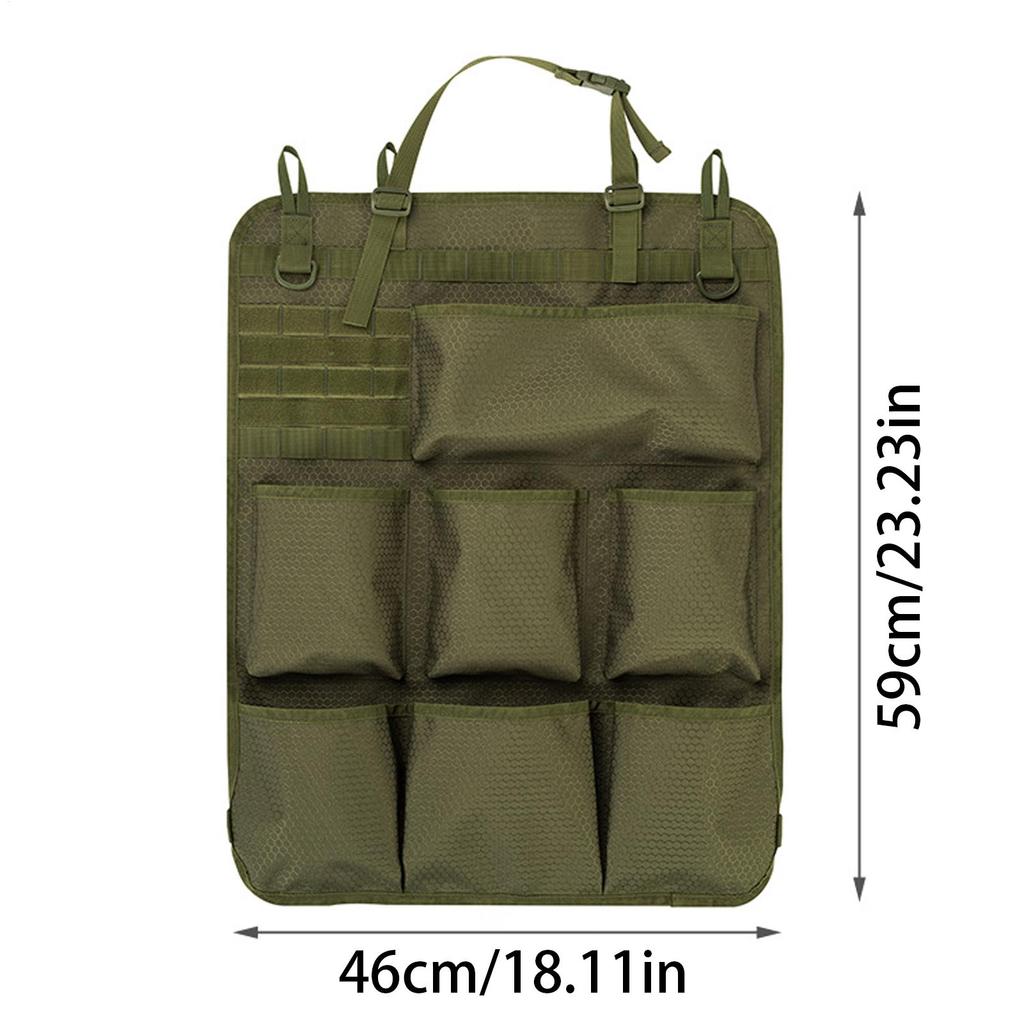 Органайзер на спинку сиденья автомобиля Автомобильные органайзеры на спинку сиденья 8 карманов для хранения Дизайн 900D Оксфорд Защита от ударов для внедорожника Кузов грузовика