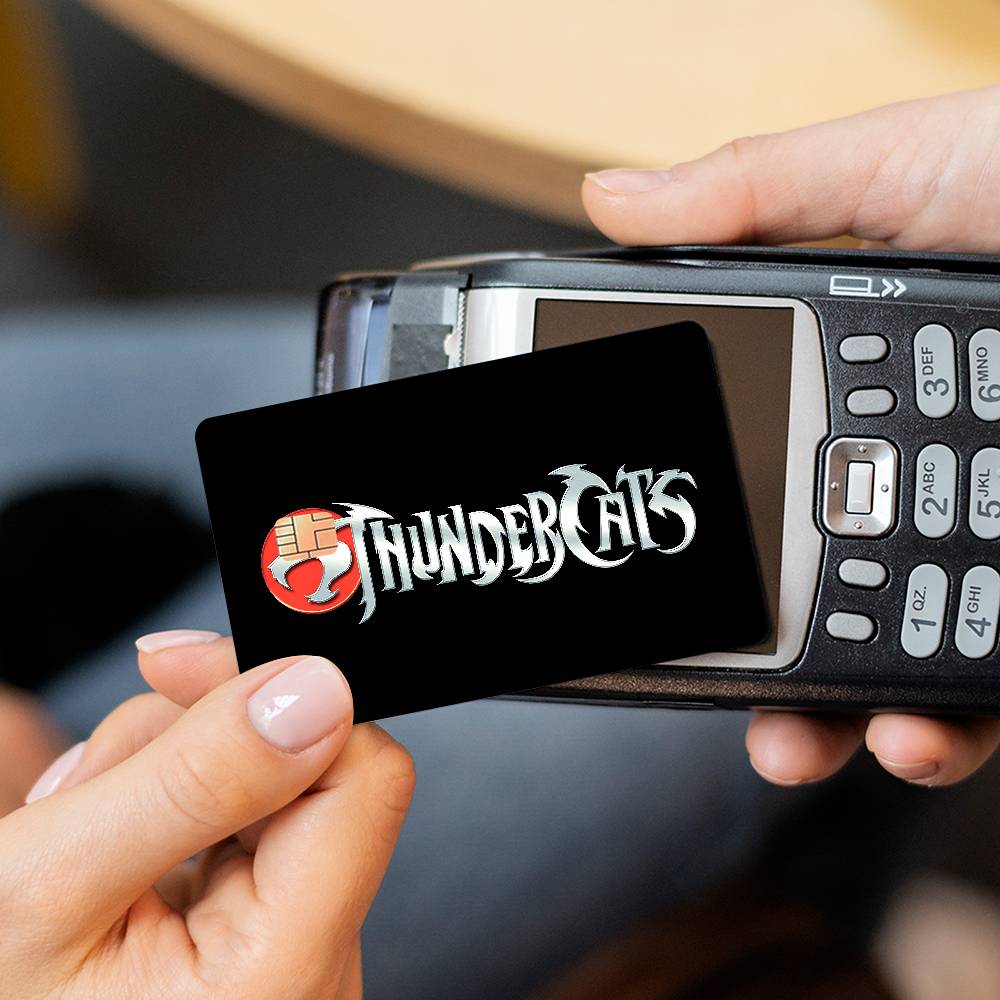 ThunderCats Anime Poker Sticker Film Tape Skin For Credit Card Debit Card Cartoon Waterproof Stickers Small Chip