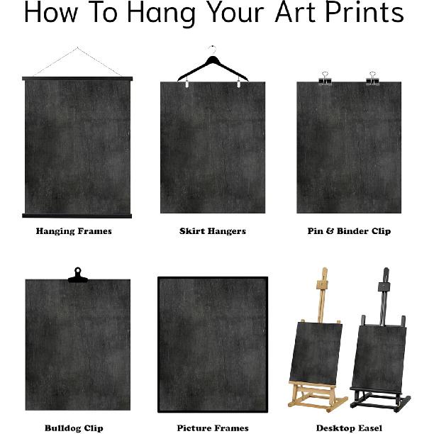 ArtCantHurtU Firefighter Gifts For Men - Set of 6 Vintage (8x10) Wall Art Fireman Room Decor Patent Prints - Fire Fighter Department Gifts Ideas