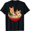 Corgi Japanese Ramen T-Shirt Funny Dog Gift Unisex T-Shirt