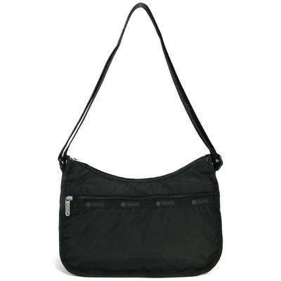 Сумка через плечо 7520 CLASSIC HOBO R086 ПЕРЕРАБОТАННАЯ ЧЕРНАЯ [LeSportsac] [Товар]