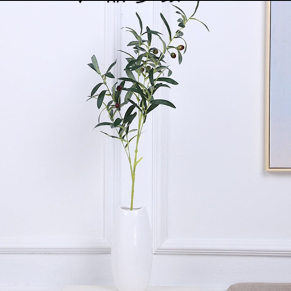 С искусственными оливковыми плодами, искусственными оливковыми листьями, ручной работы, ветки искусственного оливкового дерева, гостиная