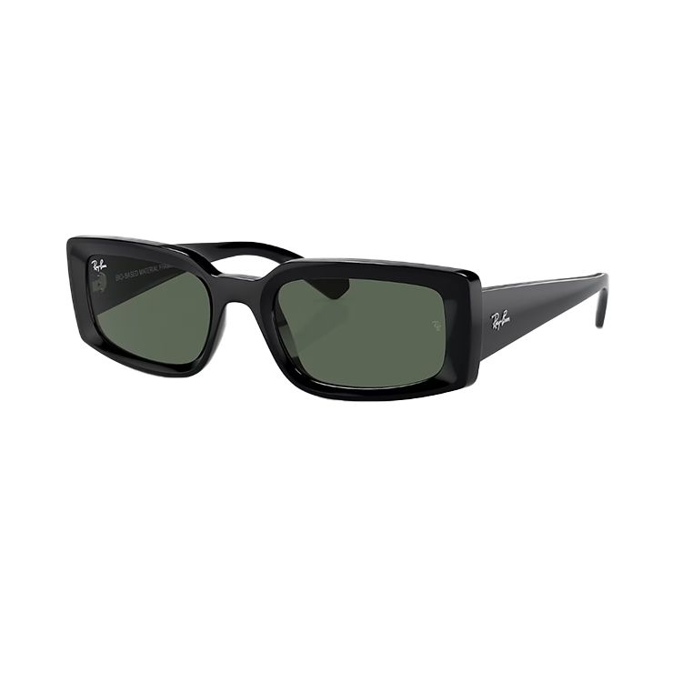 Ray-Ban Side Letter Logo Decorated Irregular Shape Sunglasses Unisex sunglasses Black 0RB4395F-667771