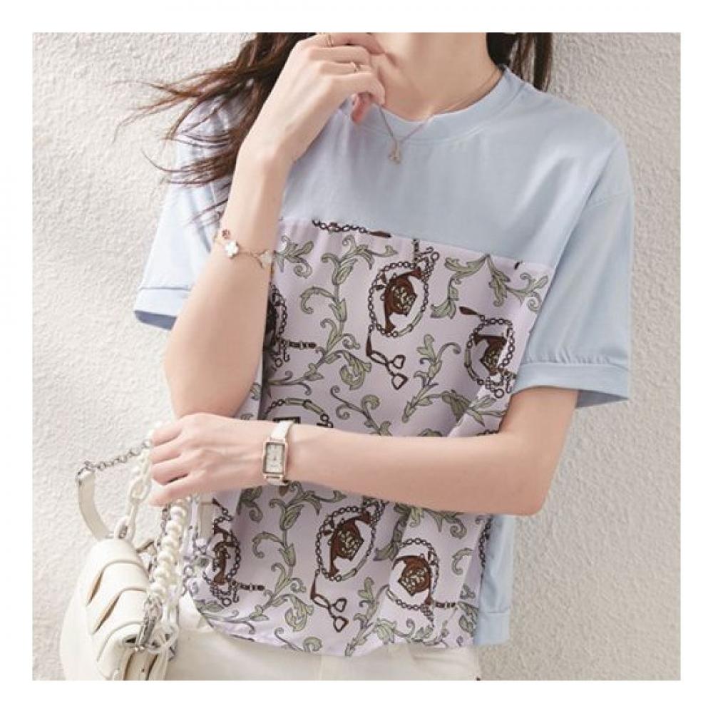 Navava NT791 ShorT Sleeve T shirT vinTage prinTing