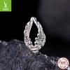 S925 Sterling Silver Guardian Wing Beaded Accessories Inlaid Zircon Wing Versatile Diy Beads