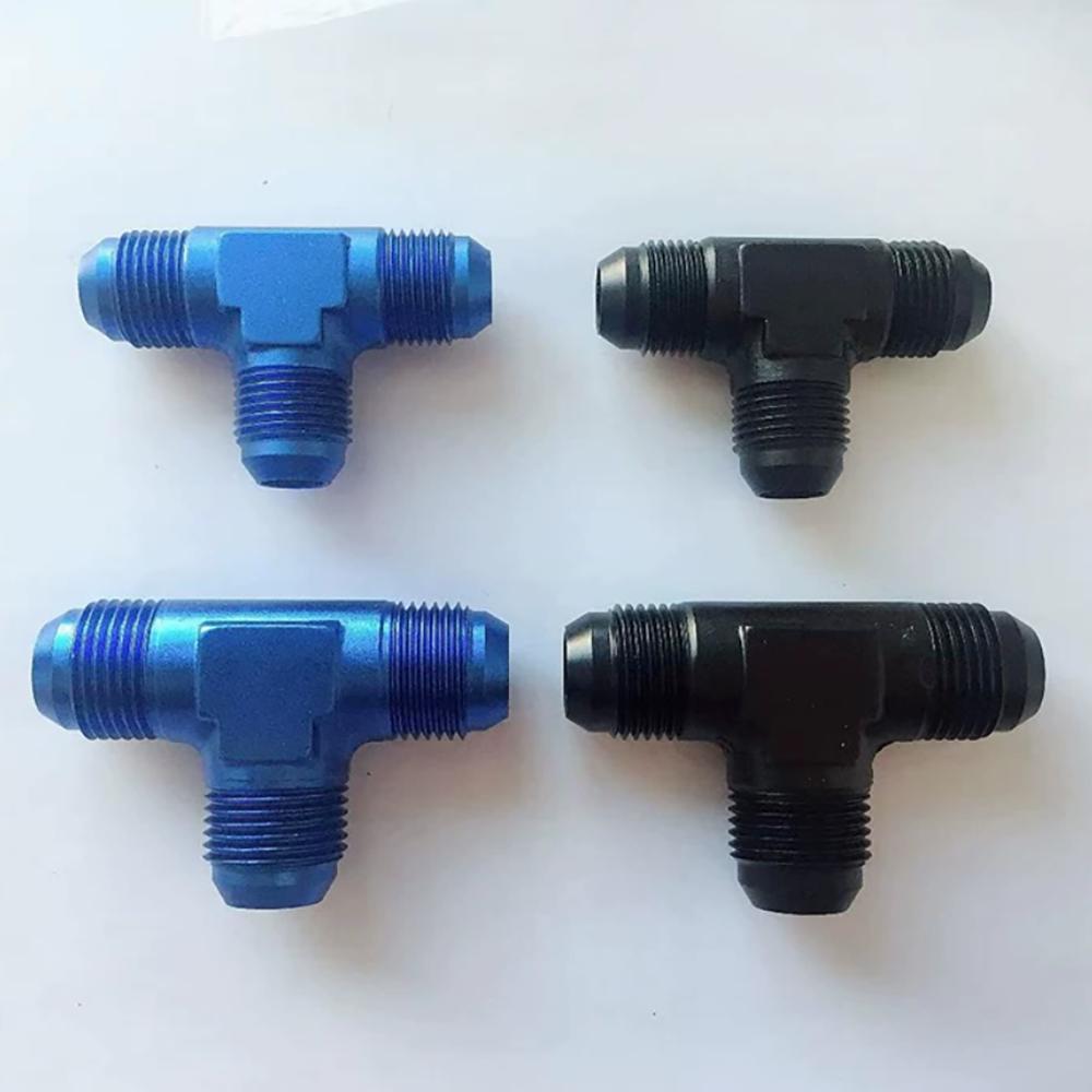 Modified car parts oil cold joint brake three-way quick connection oil pipe AN3-AN12 three-way conversion head oil cold
