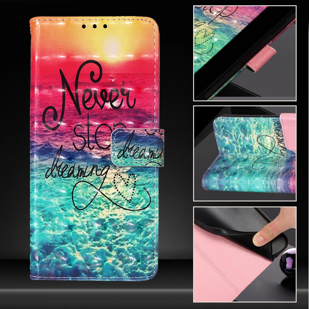 Cute Painted Leather Flip Wallet Case for VIVO X300 X300 Pro X100s X100 T3 T2 T1 & IQOO Z3 Z9x Z9s Z9 Turbo Z10 Z10x