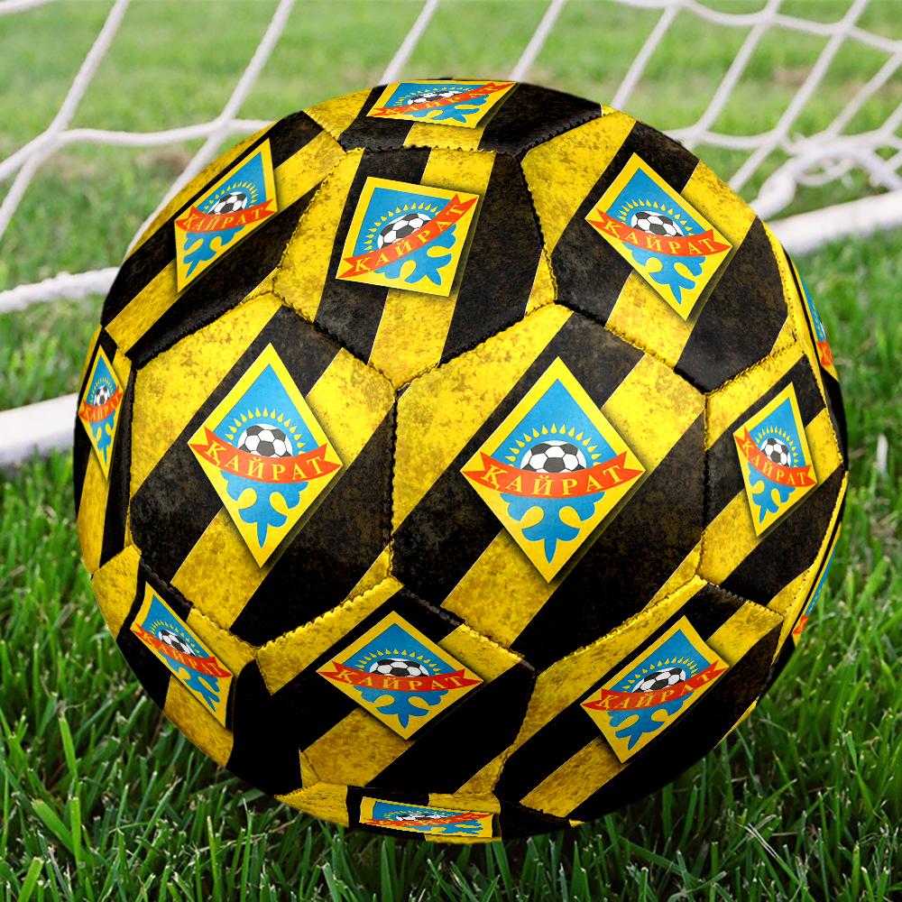 Yellow Black Kairat Size 5 Soccer Balls, Anti-Slip, Protective Football, Outdoor Sport, a Unique Gift Suitable for him/her, Birthdays