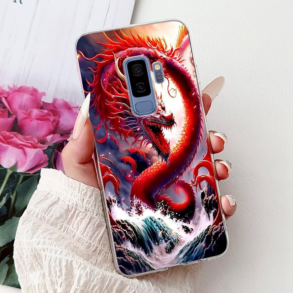 Чехол для Samsung Galaxy S9 SM-G960F Милый Кот Расписной Чехол Мягкий Тонкий Чехол для Телефона Для Samsung S9 Plus S 9 Galaxy S9+ SM-G965F Сумки