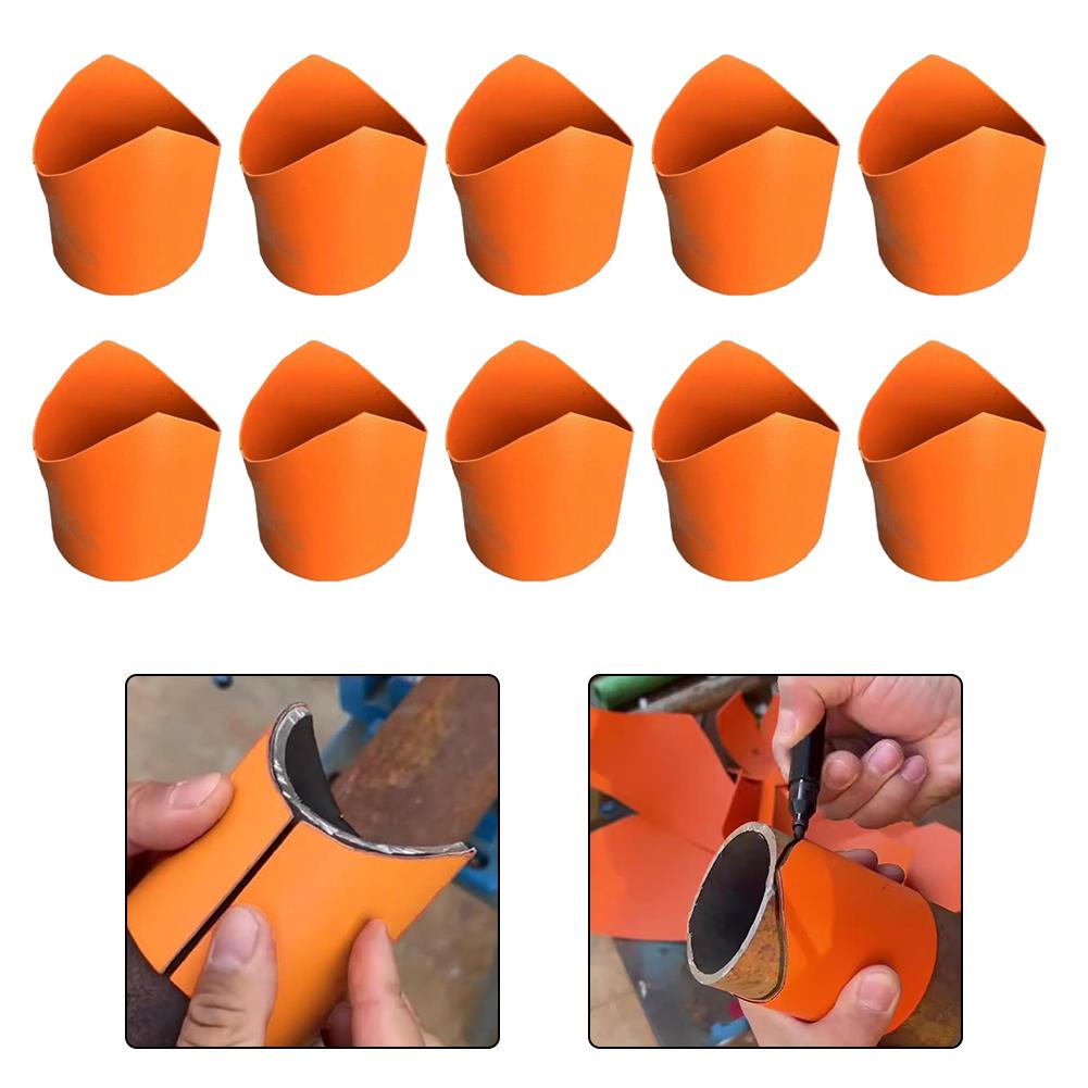 5/10pcs Accurate Pipe Saddle Cutting Layout Tool Fast Marking Cutting Guide Kit Layout Tool Round Pipe Marking Hand-Tools