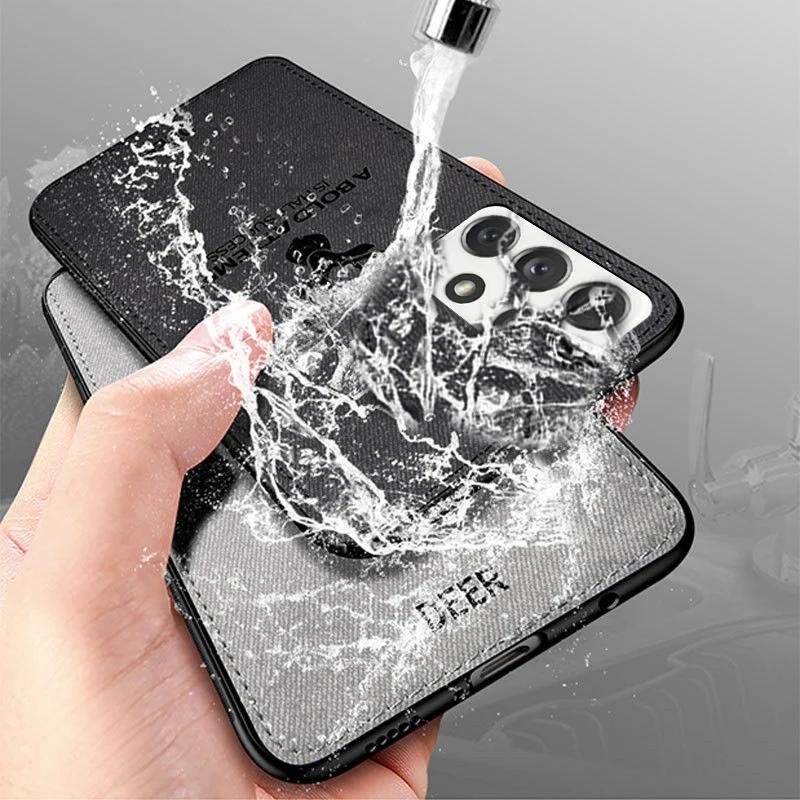 Жесткий чехол с узором из оленей для Samsung Galaxy S24 S23 S22 S21 S20 Ultra Plus FE A55 35 25 15 72 71 70 54 52 51 34 32