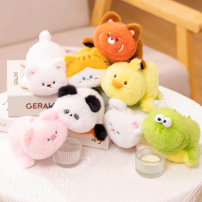 Into Cartoon Turn Small Animal Series Plush Toys Cute Children Holiday Doll Gift