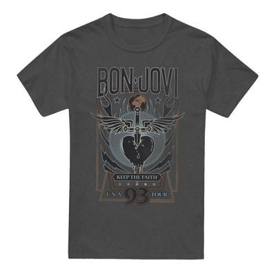Унисекс футболка для взрослых Bon Jovi Keep The Faith