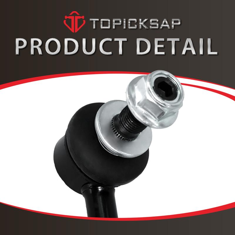 TOPICKSAP 4pcs Front Rear Stabilizer Sway Bar Links Kits for Nissan 350z Infiniti G35 2003 2004 2005 - 2007 2008 2009