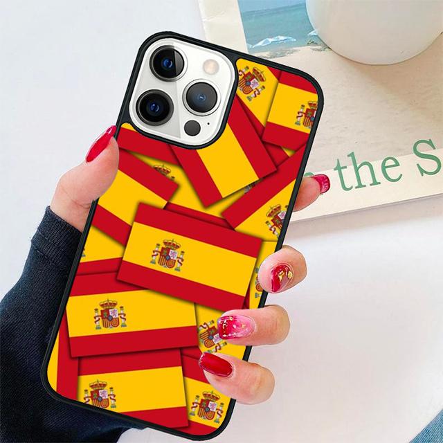 Испания Испанский флаг Чехол для телефона Задняя крышка для iPhone 17 Air 16 15 14 13 11 12 Pro Max Plus Оболочка Coque