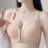 Plus Size Front Closure Bra Women Push Up Bralette Wireless Bras Seamless Solid Color Underwear Sexy Lingerie36CD-44CD