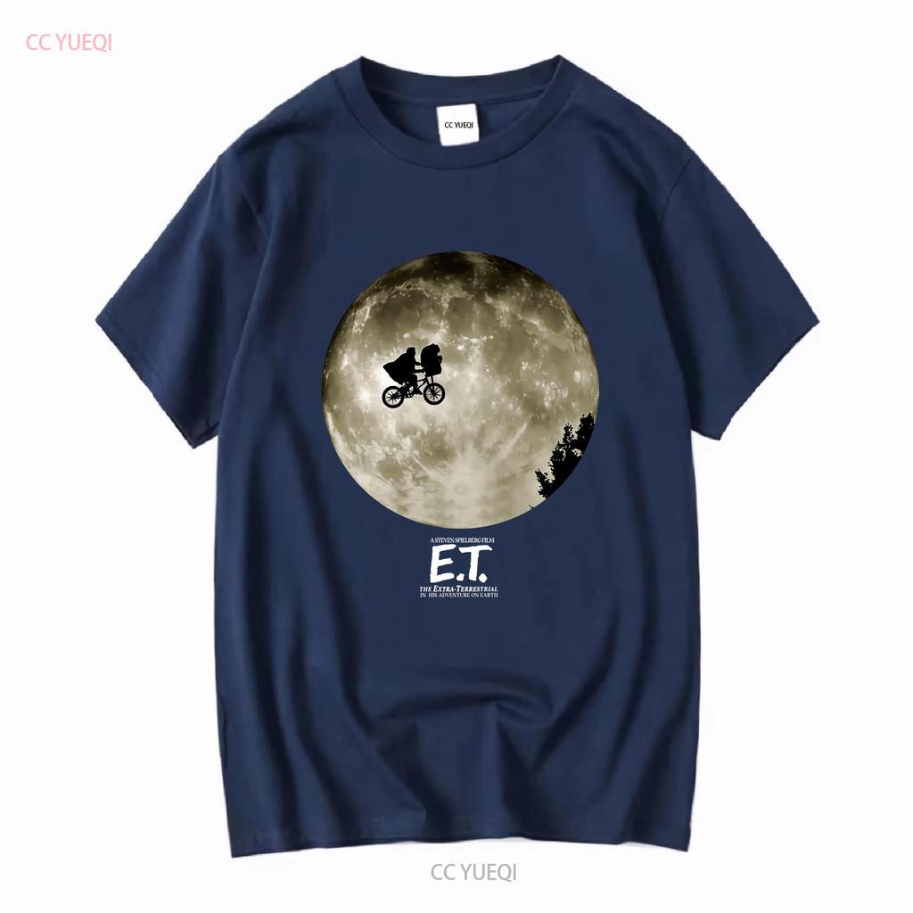 E T The Extraterrestrial 1982 Spielberg Retro Movie Shirt Black Size 2XL vintage Washed designer clothes streetwear Stylish