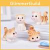 Delightful Cartoon Cat Design Mini Cat Dolls Ideal For Creative Cake Decorations And Gifts