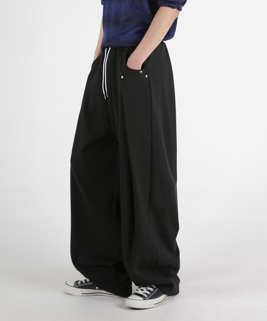 UMM Side Rivet Balloon Wide String Pants 3 Colors