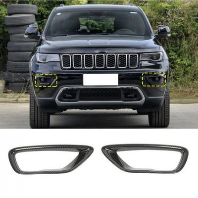 Накладка на противотуманную фару, рамка фары, отделка Для Jeep Grand Cherokee 18+ Углепластик