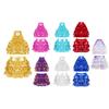 Girl Kid Dance Outfit Set Gymnastics Sleeveless Crop Top + Skirts 2Pcs Sequins Dancewear