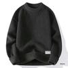 Anti-Pilling Teen Trend Autumn/Winter Pullover Sweater for Middle School Students - New Loose, Thickened, Warm Knit Fabric.