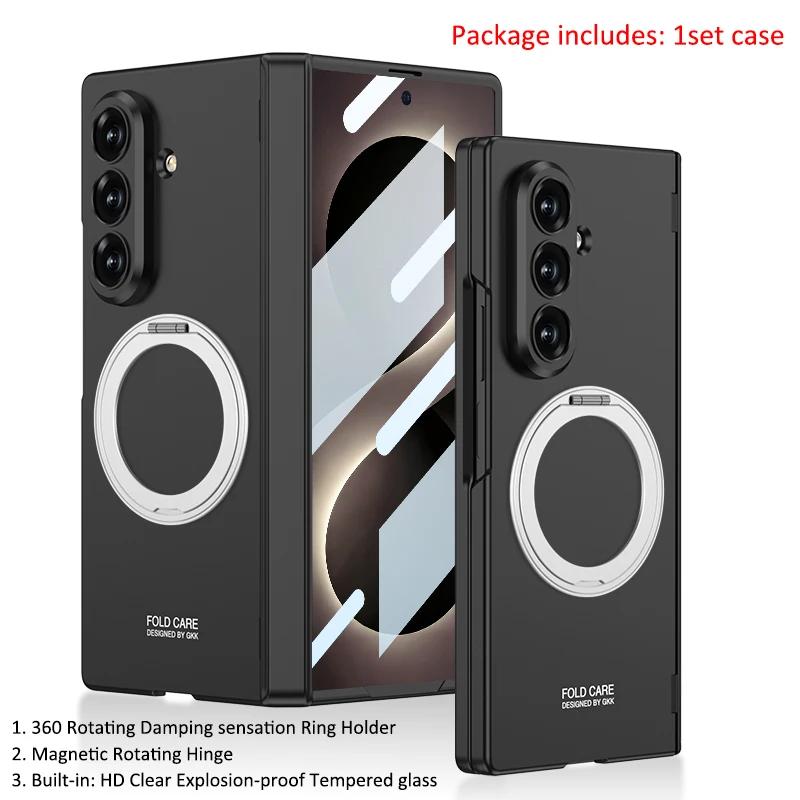 Magnets Magnetic 360 Rotating Ring Holder Protector Case For Samsung Galaxy Z Fold8 Ultra Fold 8