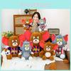 Tom And Football Jerry Cute Plush Doll Pillow Kids Gift For Birthday And Holiday