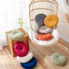 40cm Round Pumpkin Pillow Button Pillow Solid Color Drifting Window Tatami Cushion Thickened Chair Cushion