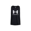 Sportstyle Logo Print Sleeveless Hoodie Vest Men Tops Black 1382883-001