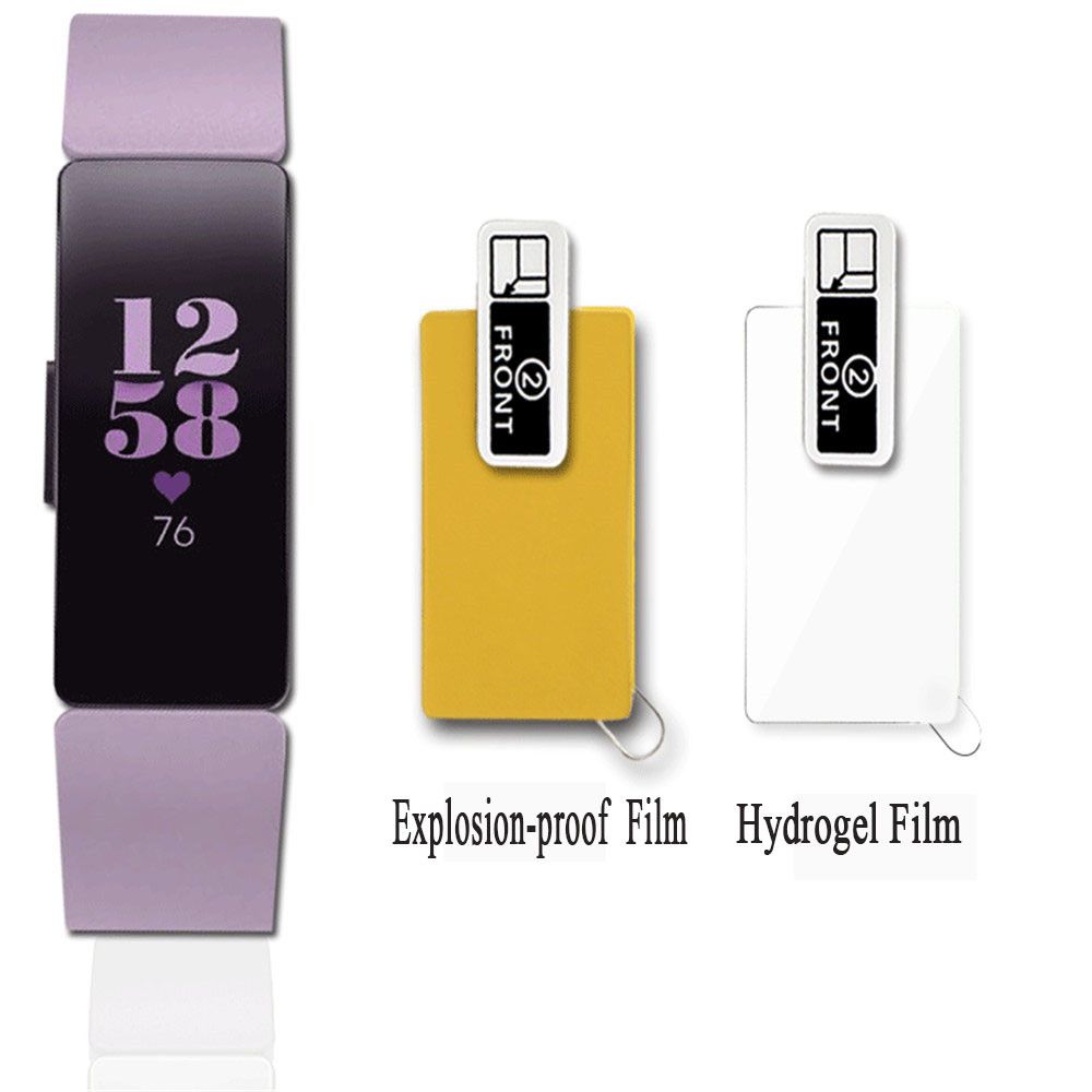 Protective case Anti-Shock Screen Protector For Fitbit Inspire/Inspire HR Hydrogel Film Full Cover