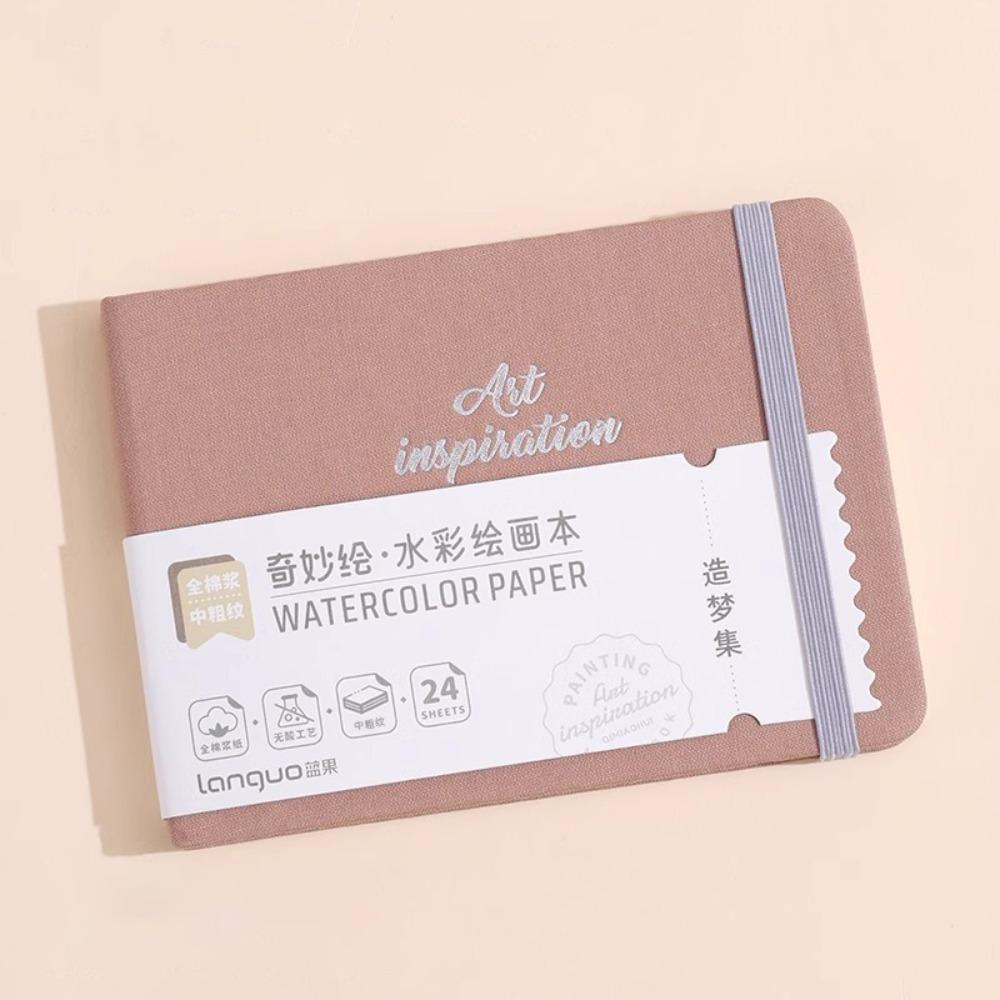 Can Be Tiles 180° Drawing Notebook 24Sheets Journal Painting Book Portable Sketchbook Oil Paint