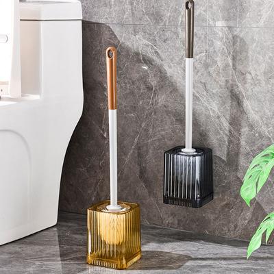 Туалетная щетка для домашнего использования, без мертвых углов, новая настенная туалетная щетка для унитаза и напольного унитаза, средство для чистки унитаза с подставкой, туалетная щетка с длинной ручкой
