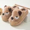 Cotton Slippers Warm Craft Cute Dog Indoor Couples Thick Sole Anti Slip Cartoon Autumn Winter Foot Warm Slippers