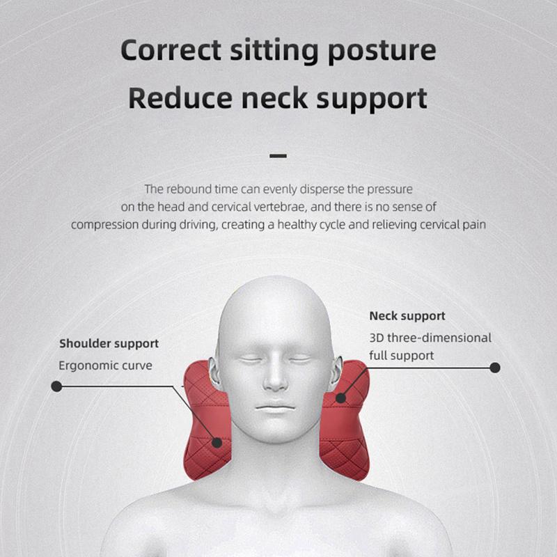 1Pcs Car Seat Neck Pillow Headrest Auto Accessories For Jeep Grand Cherokee Wrangler JK Gladiator Compass Renegade Patriot Liber AKZ1