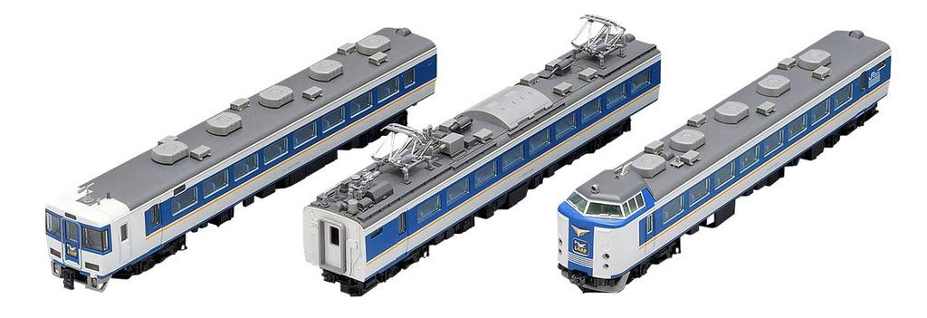 TOMYTEC TOMIX N Gauge 485 Series Limited Express Train Shirasagi New Paint Set C 3 Cars 98652 Модель поезда железной дороги