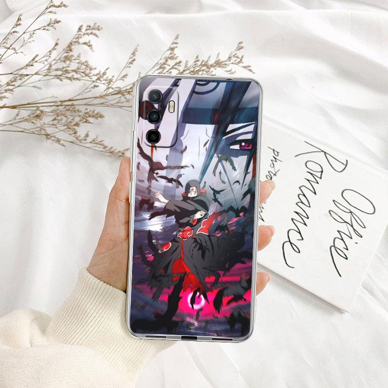 TR20 Naruto Uzumaki Sasuke Transparent Phone Case for Motorola Moto G7 G8 G9 G84 G85 G73 G24 G15 Z2 Play Power Plus