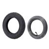 10x2.125 Wheelchair Tire and Inner Tube Rubber Heavy Duty Valve Tire Inner Tube Replacement for Powe