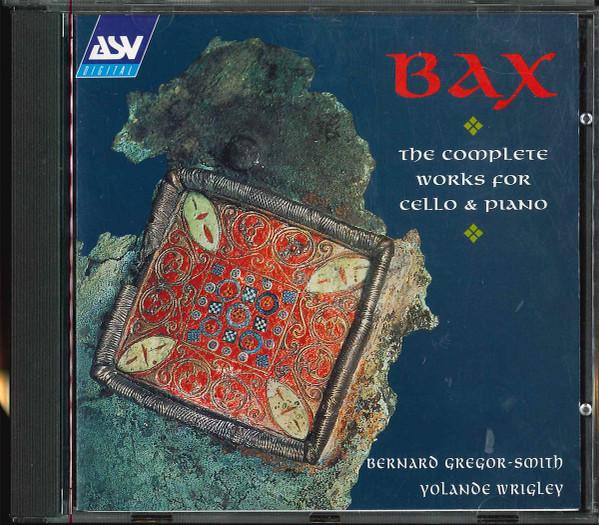 CD ARNOLD BAX, BERNARD GREGOR-SMITH, Y - Complete Works For Cello & Piano CDDCA896 ASV Digital 1994 UK Classical Used